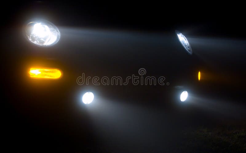 Autoscheinwerfer stockfotografie Autoscheinwerfer stockfotografie