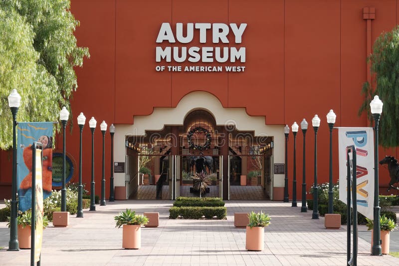 Autry Museum of the American West Entrance in Los Angeles Editorial