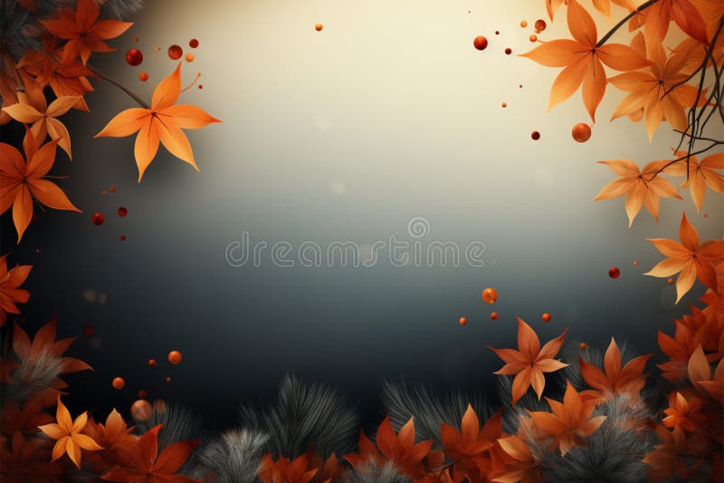 Fundalul de toamnă setează scena pentru textul dvs. în stil royalty free illustration