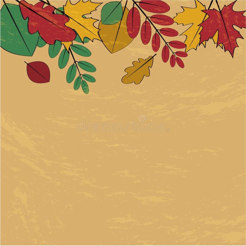 Download Autumn background stock vector. Illustration of dead - 32499993