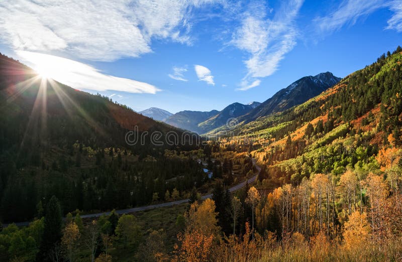 Autumn Beauty cênico do Colorado Rocky Mountains fotos de stock royalty free Autumn Beauty cênico do Colorado Rocky Mountains fotos de stock royalty free
