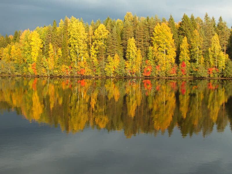 Autumn Colors Reflected In A Lake Free Public Domain Cc0 Image