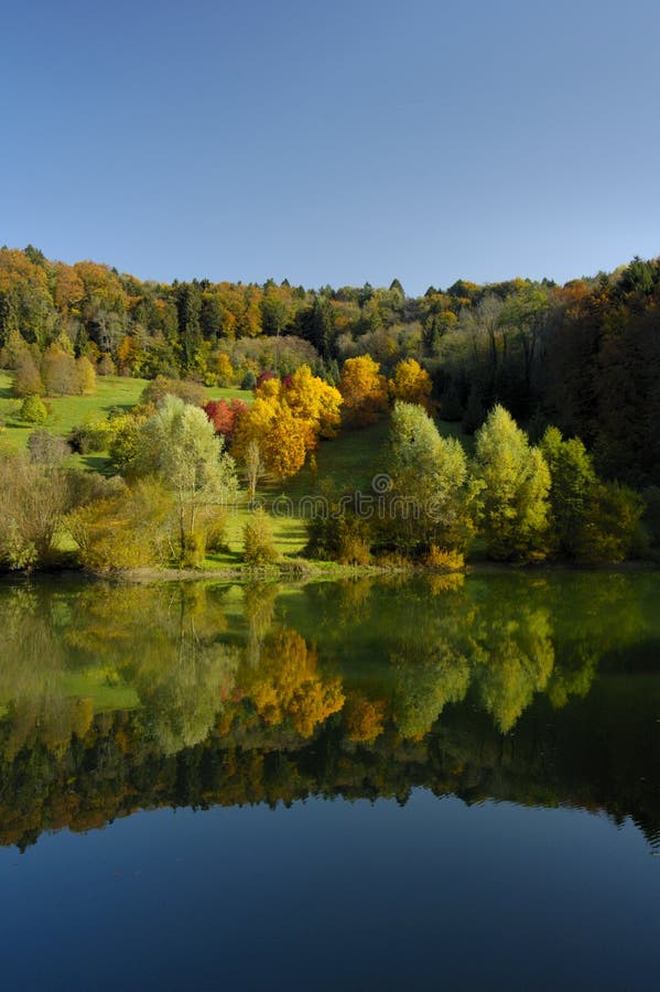 Autumn colours stock photo. Image of reflection, park - 1472906