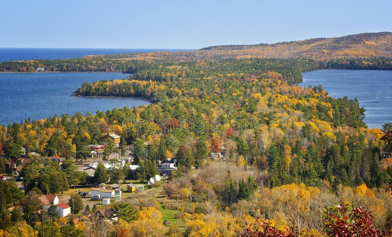 Autumn, Copper Harbor, Michigan stock image Autumn, Copper Harbor, Michigan stock image