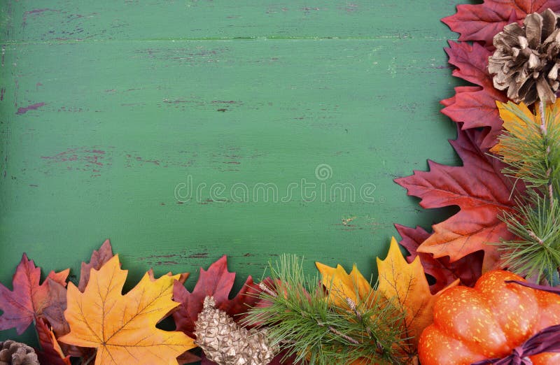 Autumn Fall Rustic Wood Background. Stock Image - Image of 