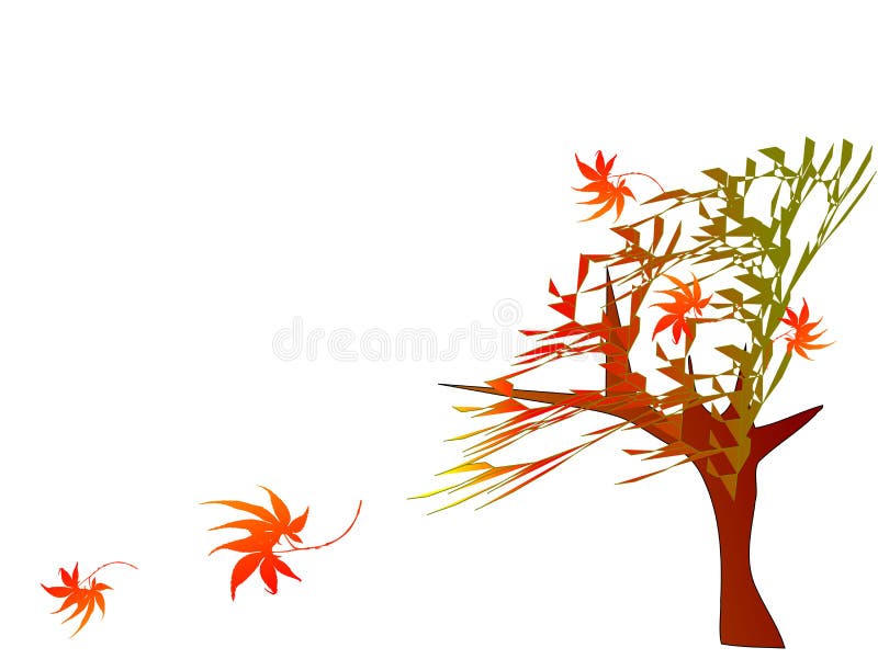 Autumn floral background