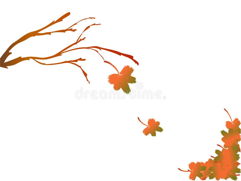 Autumn floral background