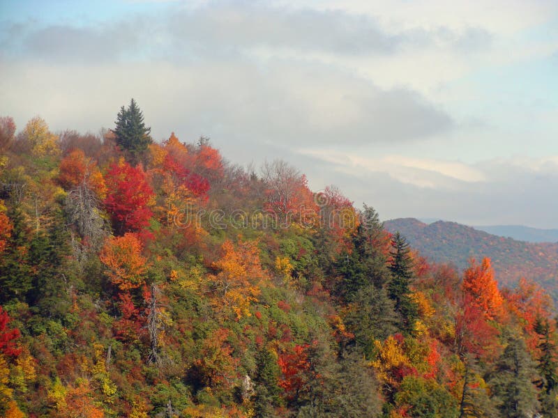 Autumn landscape in the mountains