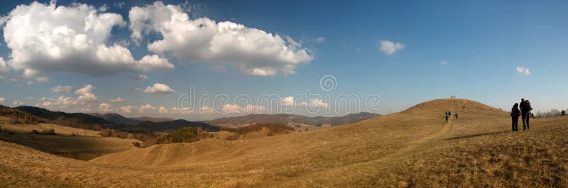 Podzimní krajina s, panorama