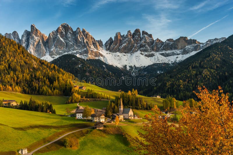 Autumn Landscape with Santa Maddalena