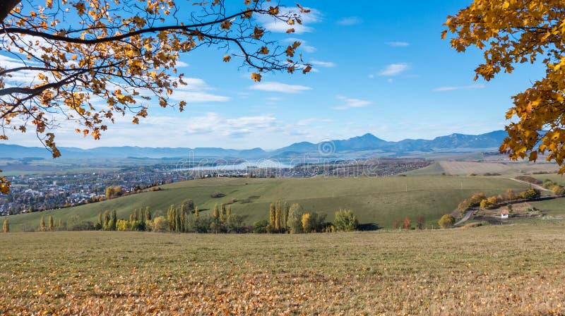 Podzimní krajina na Slovensku