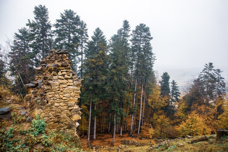 Autumn landscape, Zborov in Slovakia