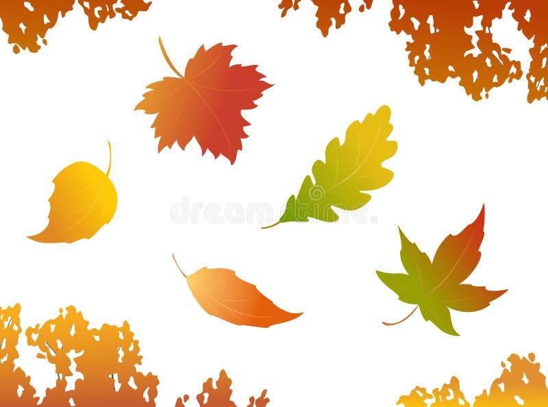 Autumn Leaves illustrazione vettoriale Autumn Leaves illustrazione vettoriale
