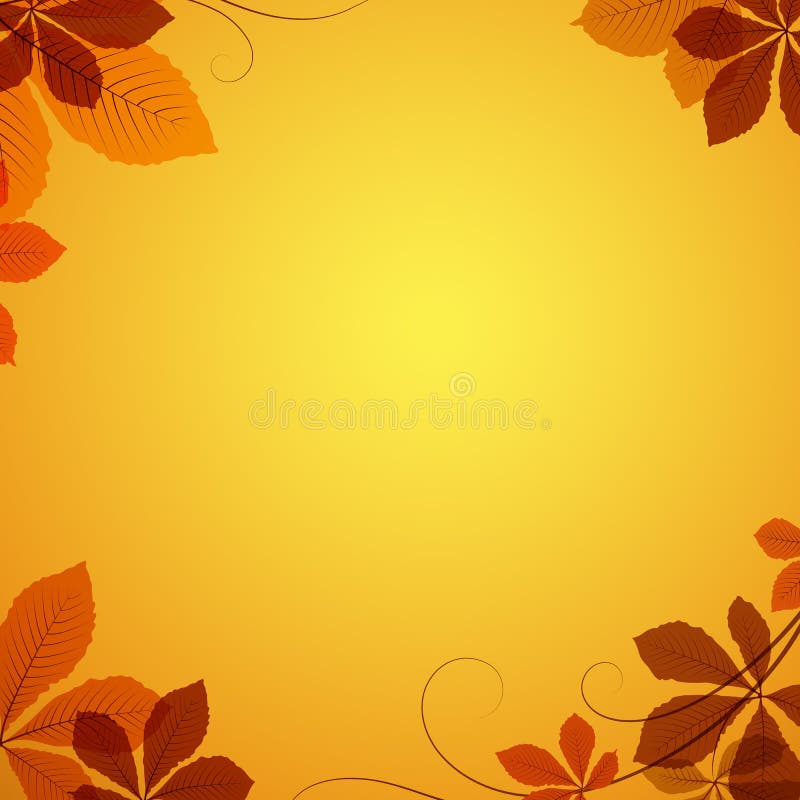 Download Autumn Leaves Background ilustración del vector. Ilustración de decorativo - 42438174