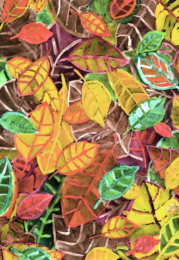 Autumn Leaves Background lizenzfreie abbildung Autumn Leaves Background lizenzfreie abbildung