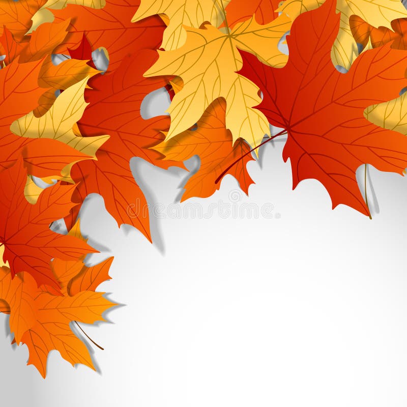 Autumn Leaves Background.