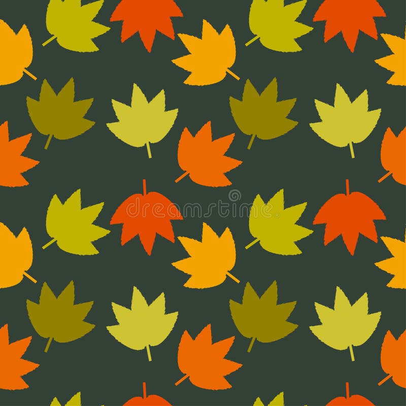 Autumn Leaves Seamless Texture illustration libre de droits Autumn Leaves Seamless Texture illustration libre de droits