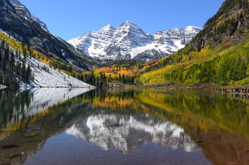 Autumn Mountain Lake stock photo. Image of brightly, forest - 35443838