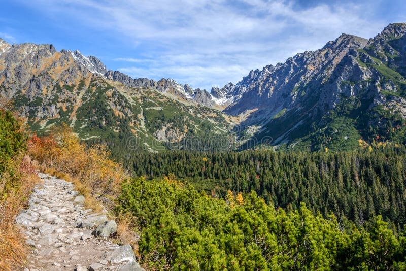 Autumn mountain landscape