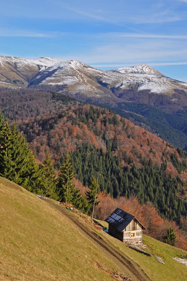 Autumn in mountains.