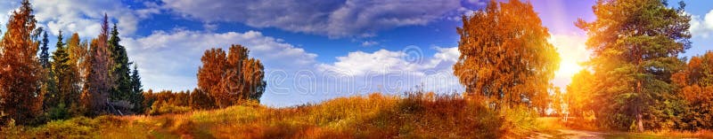 Autumn panorama royalty free stock photo Autumn panorama royalty free stock photo