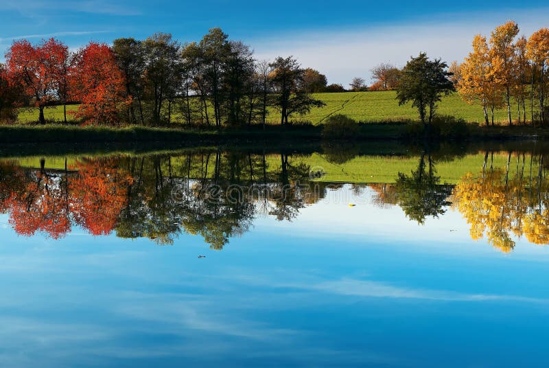 Autumn pond