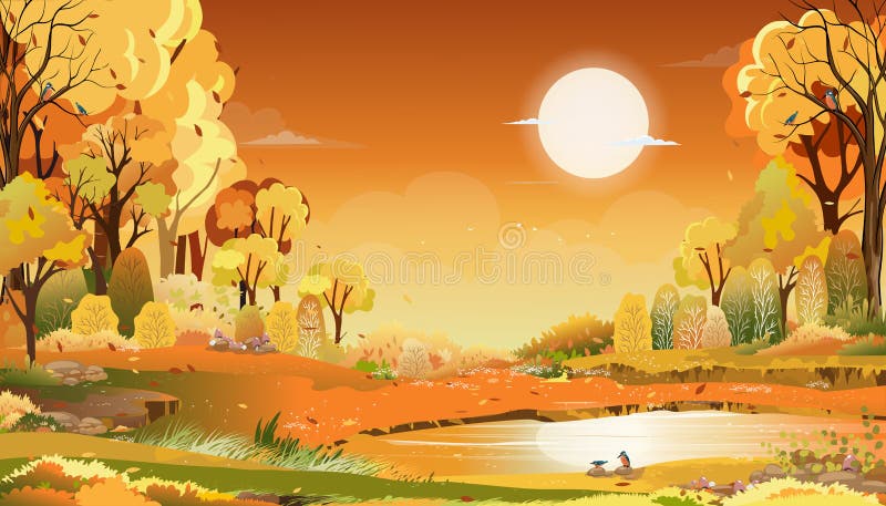 Phong cảnh nông thôn mùa thu với sắc đỏ vàng rực rỡ của rừng cây, đồng ruộng trù phú là hình ảnh đẹp và gợi nhớ đến những kỷ niệm đầy ấn tượng của mùa thu. Hãy cùng ngắm nhìn bức tranh phong cảnh mùa thu, để đắm mình trong không gian yên bình và thư thái của vùng đất nông thôn.