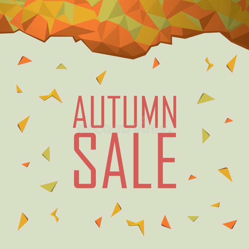 Autumn Sale affisch Avfärdar banermallen royaltyfri illustrationer Autumn Sale affisch Avfärdar banermallen royaltyfri illustrationer