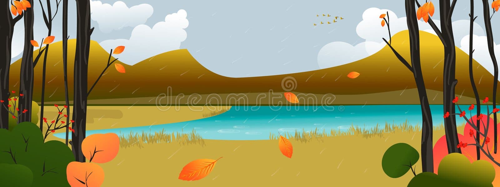 Underwater or Aquarium Scene Stock Illustration - Illustration of lake ...