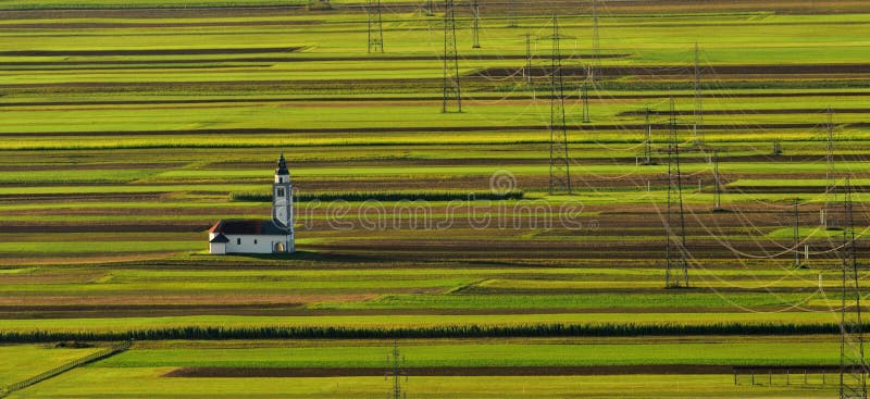 Slovenia beautiful landscape ,nature and autumn scene