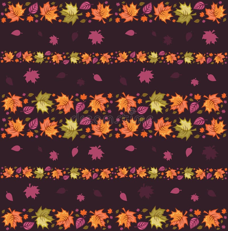 Autumn Seamless Pattern 4 stock illustration