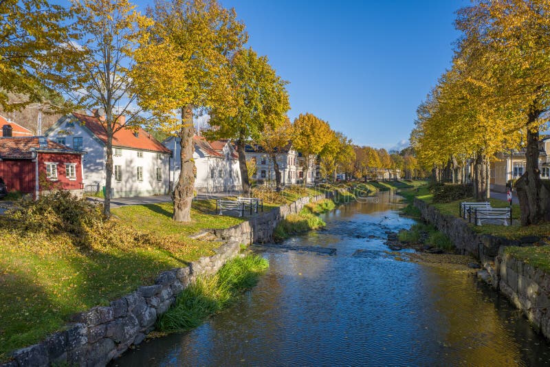 Autumn in idyllic Soderkoping, Sweden. Autumn in idyllic Soderkoping, Sweden