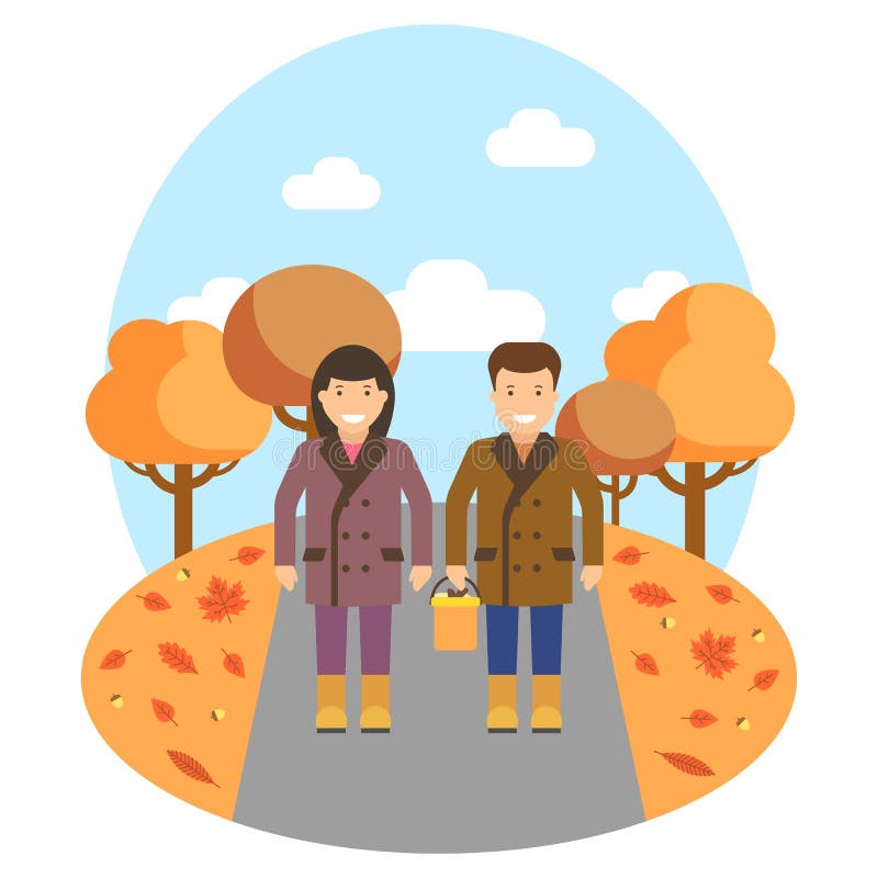 Autumn theme illustrtion royalty free illustration Autumn theme illustrtion royalty free illustration
