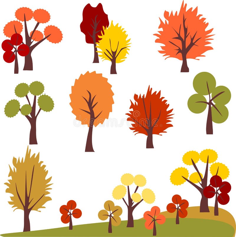 Vector Autumn Tree Clip Art Stock Illustrations – 4 625 Vector Autumn