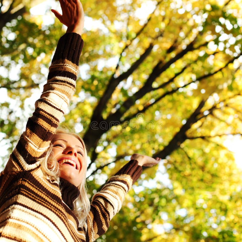 Autumn woman