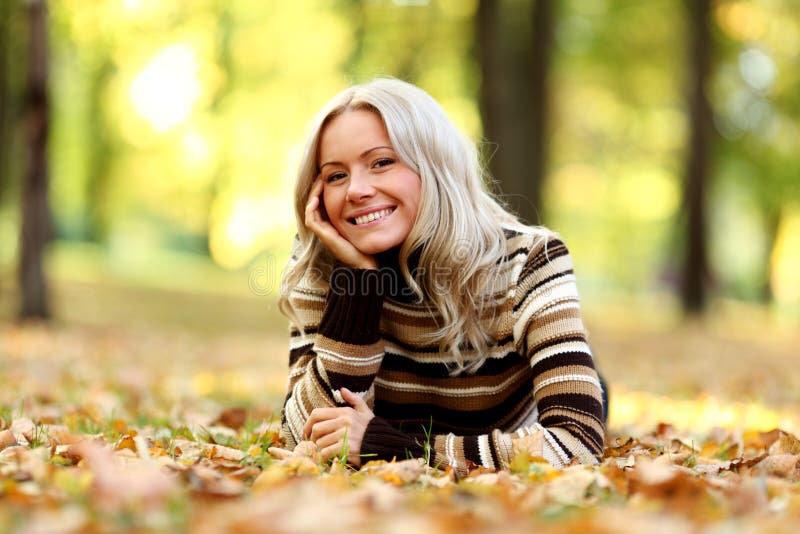 Autumn woman