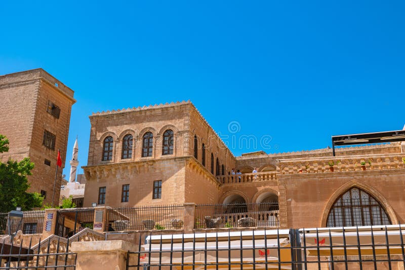 Außenansicht des Museums Mardin. stockbild