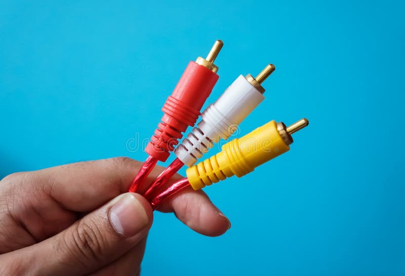 AV cable stock image. Image of link, speaker, communication 30646571