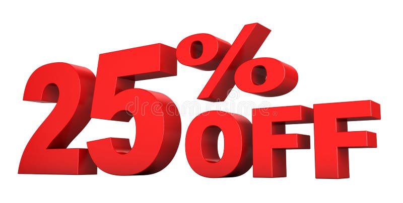25 av procent stock illustrationer