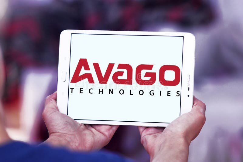 Avago Technologies Company Logo Editorial Photography - Image of