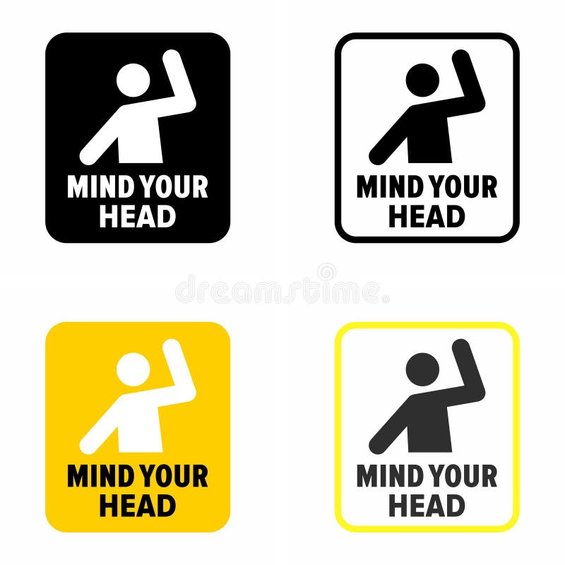 Caution Mind Your Head Stock Illustrations – 40 Caution Mind Your Head ...