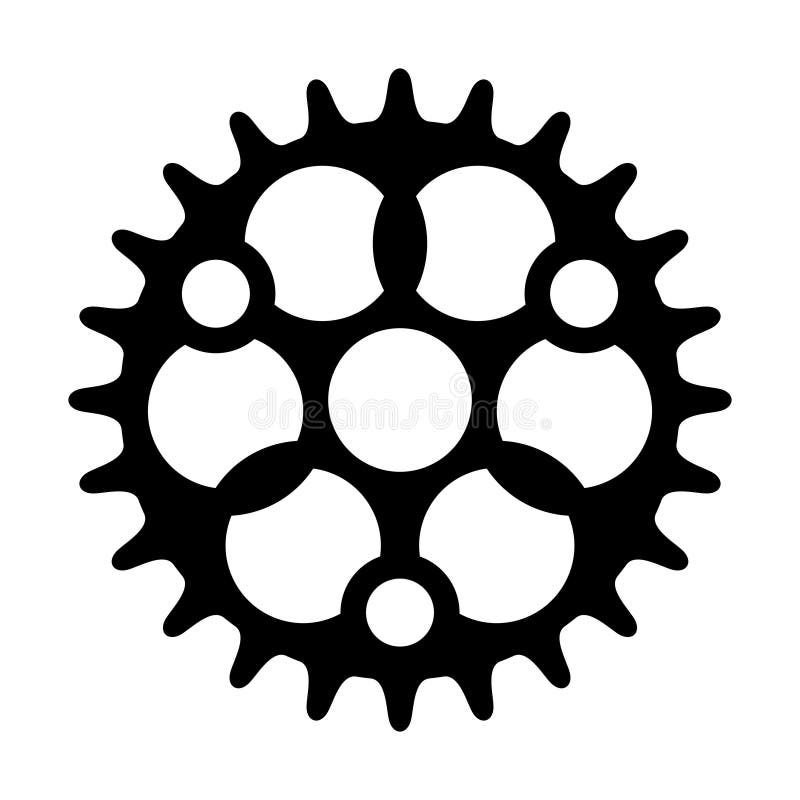 Sprocket stock vector. Illustration of gear, bike, vector 116424333