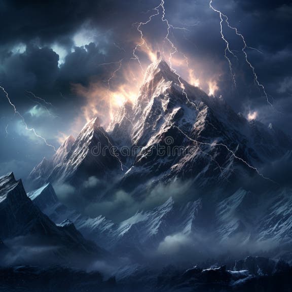 Avalanche Thunder stock image. Image of strikes, capturing - 291880539