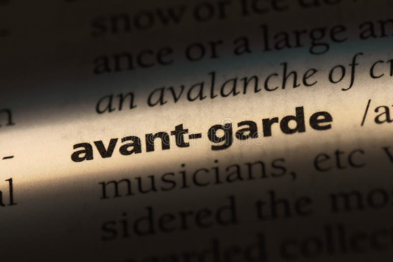 Avantgarde stock photo. Image of definition, dictionary 114410574