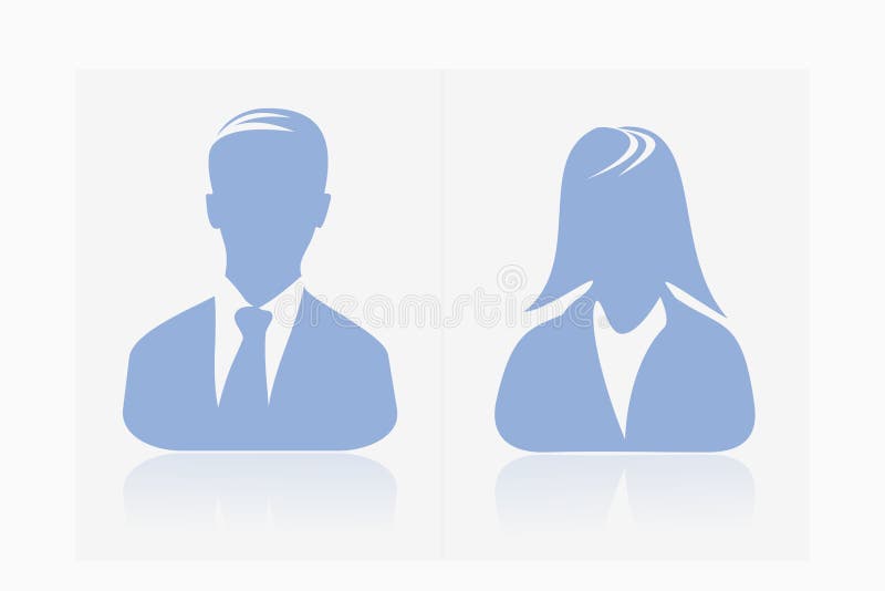 Avatar couple stock illustration Avatar couple stock illustration