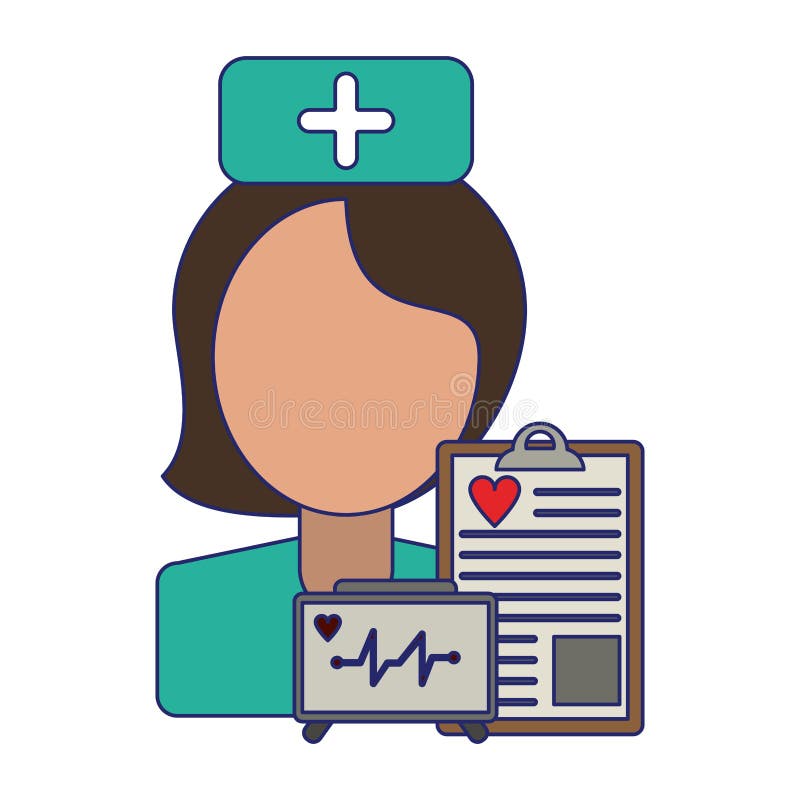 Mulher Do Doutor, Equipe Médica Profissional. Médico Bonito Do Caráter Dos  Desenhos Animados. Conjunto Com Lista De Verificação E Com Bandeiras.  Ilustração Do Vetor. Royalty Free SVG, Cliparts, Vetores, e Ilustrações  Stock.