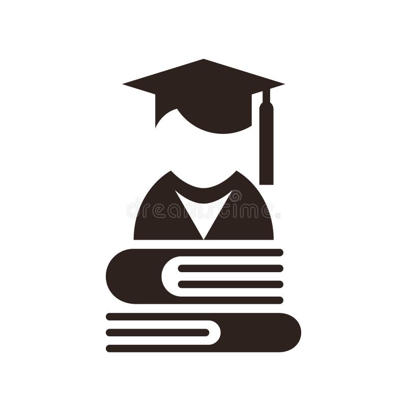Avatar da universidade Ícone da educação ilustração stock Avatar da universidade Ícone da educação ilustração stock