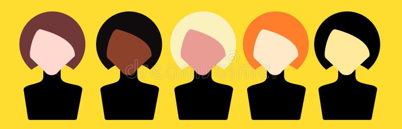 Avatar de mujeres libre illustration Avatar de mujeres libre illustration