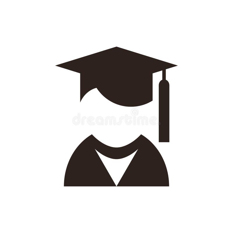 Avatar dell'università Icona di istruzione illustrazione vettoriale