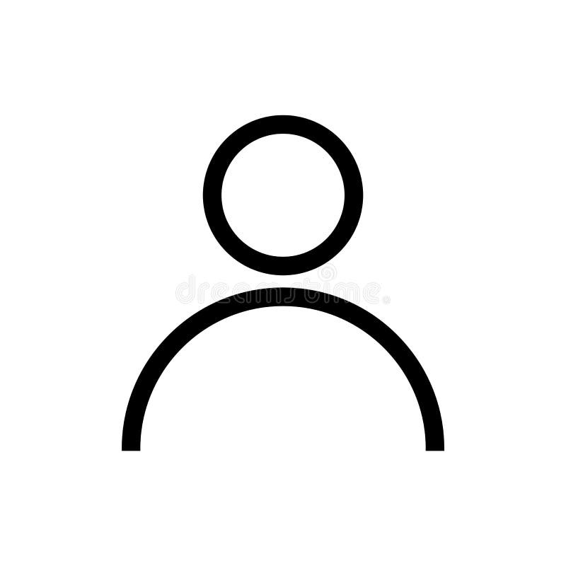 Avatar Icon. Avatar Flat Symbol Isolated on White Stock Vector ...